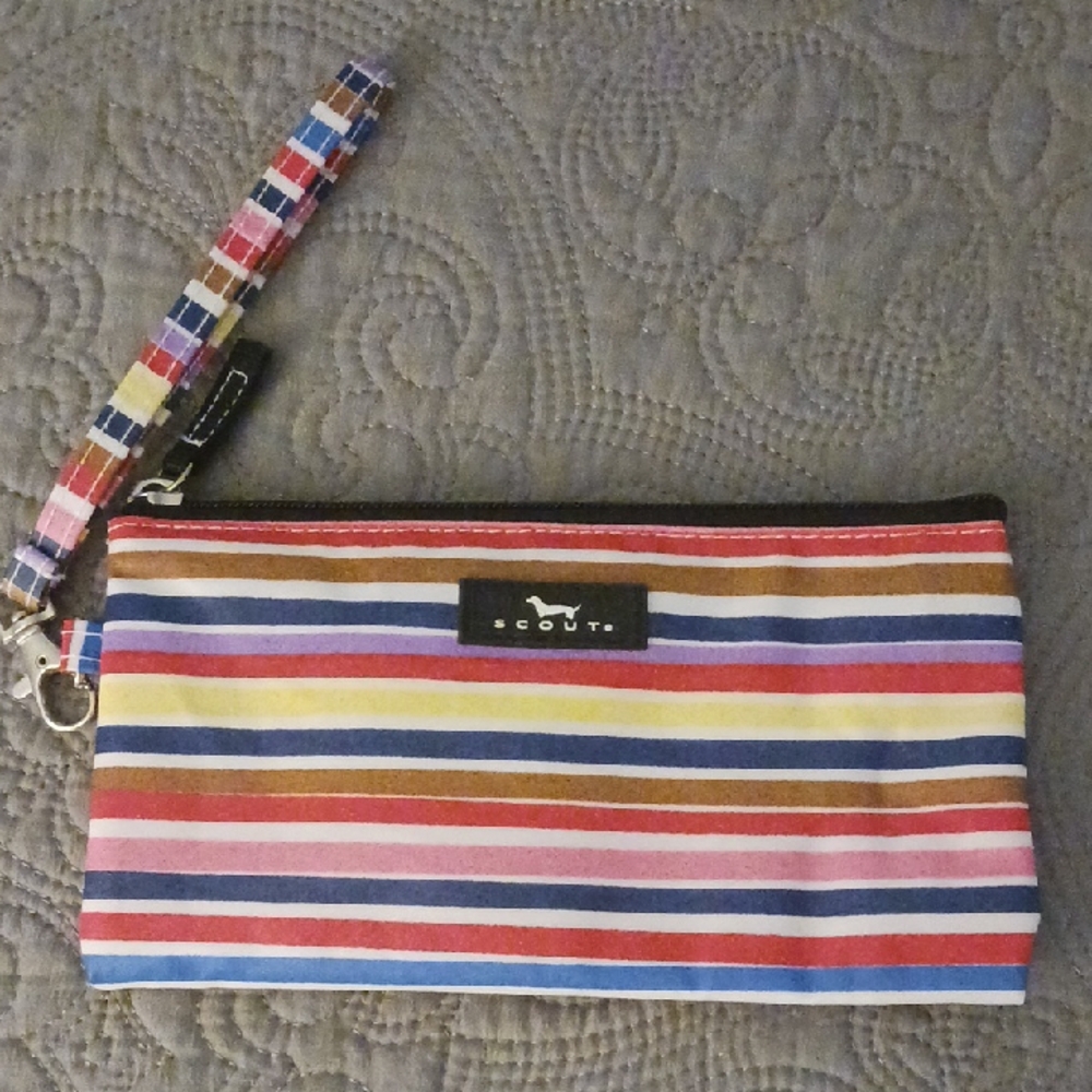 Scout Multicolor Striped Wristlet